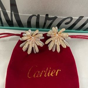 Starburst Flower Earrings 14k